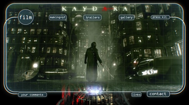 Web oficial de la película Kaydara