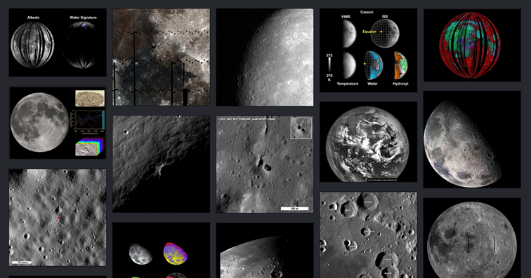 Imagenes de la Luna tomadas por la NASA