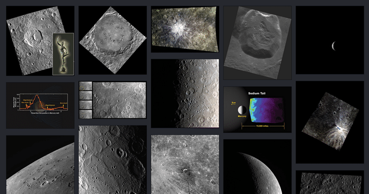 imagenes del planeta Mercurio de la NASA